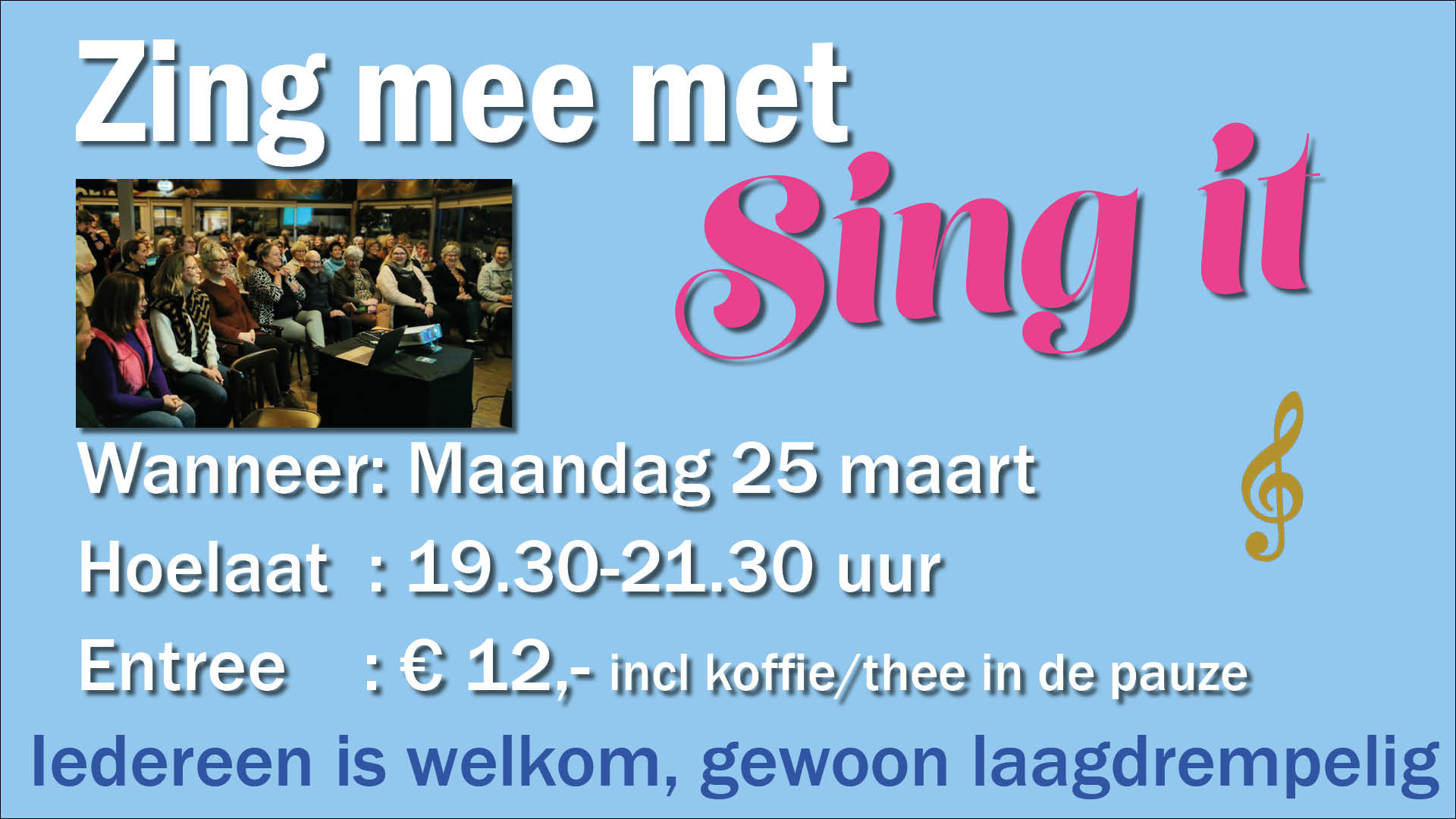 Poster Sing It