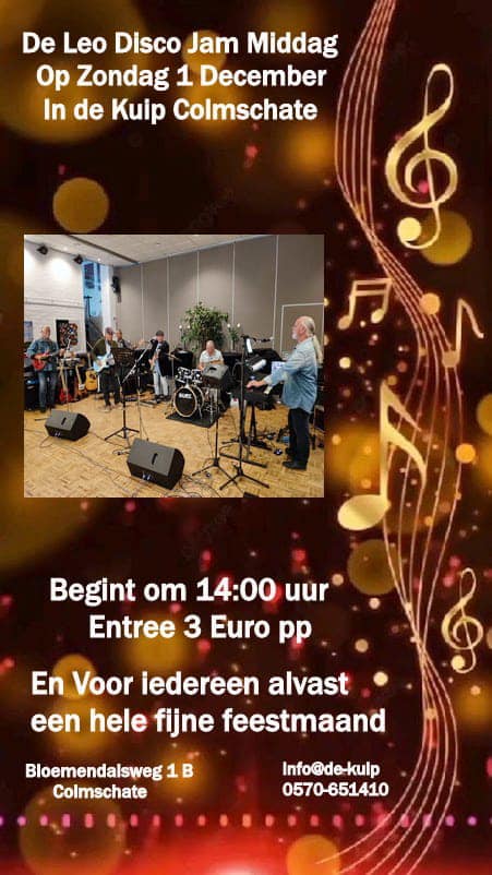 Flyer Leo Disco Jam December 2024
