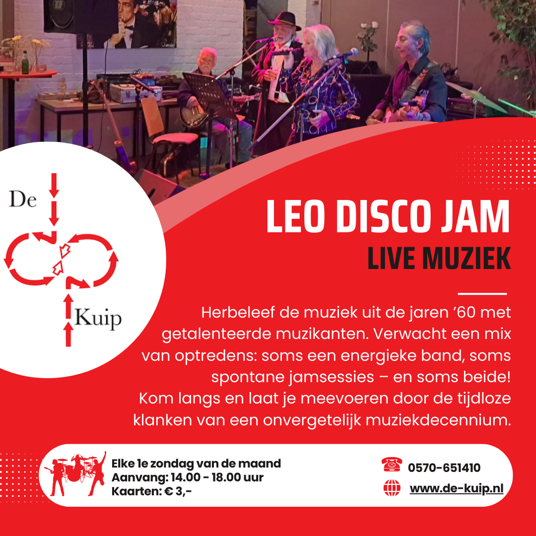 Banner Leo Disco Jam 2025