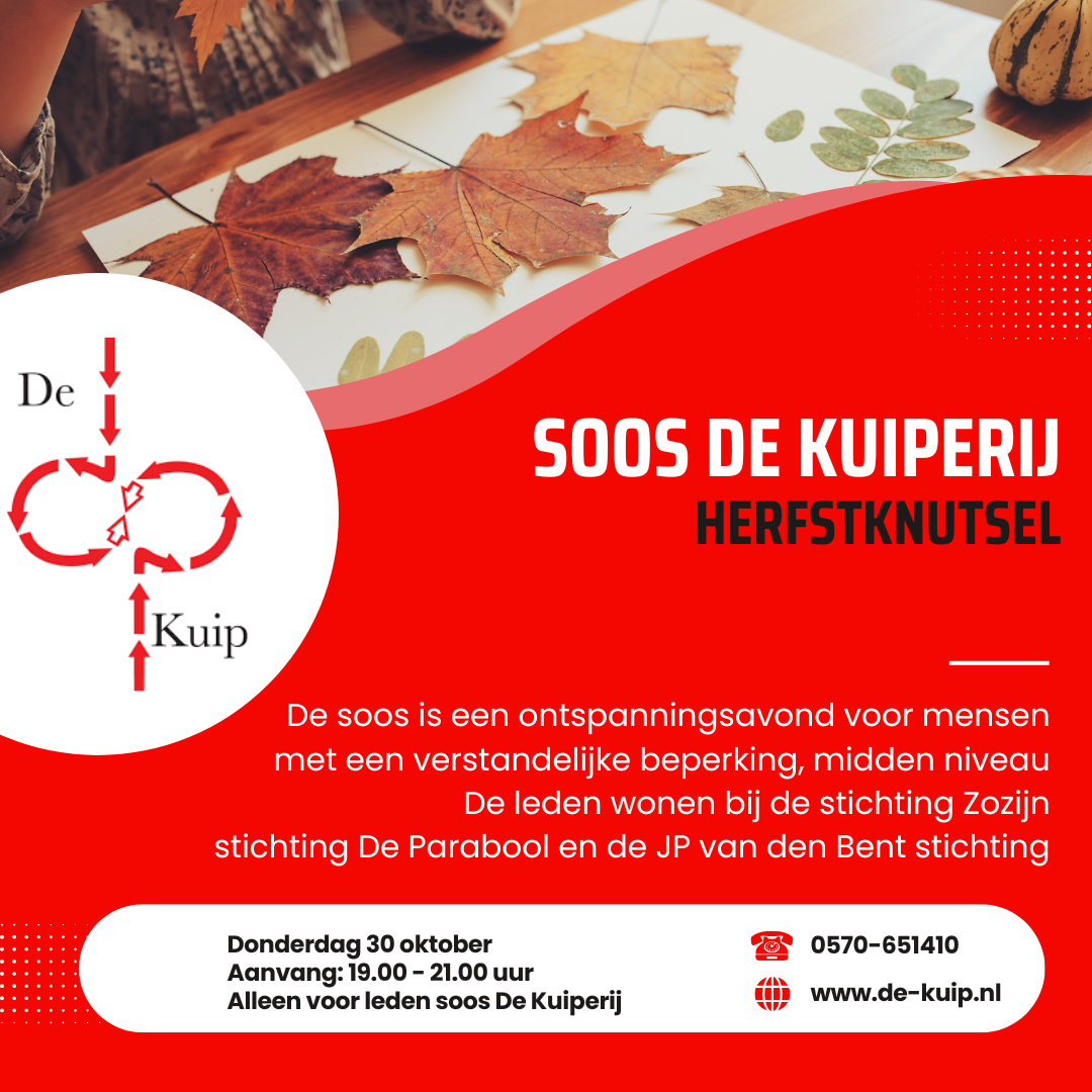 De Kuiperij knutselen 30 oktober 2025