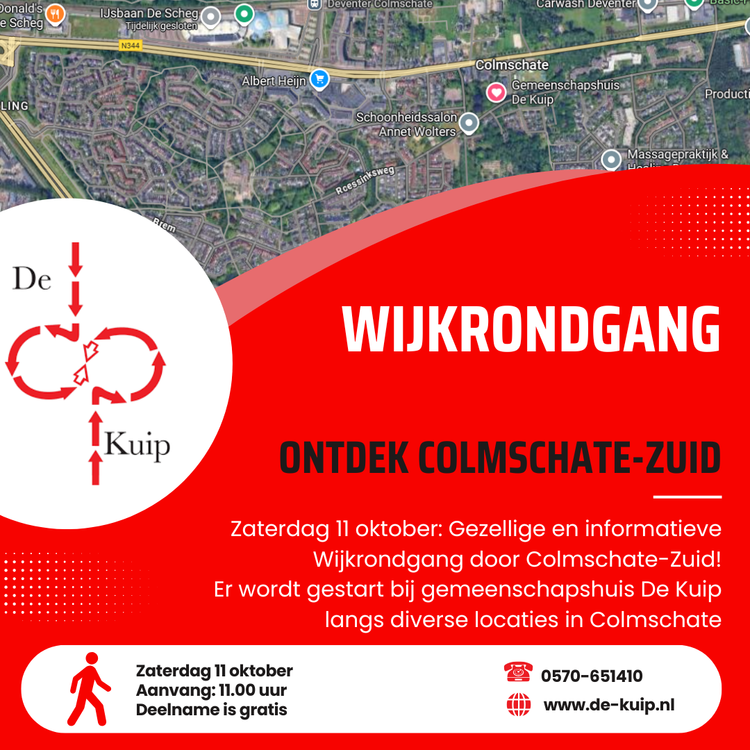 Banner Wijkrondgang oktober 2025