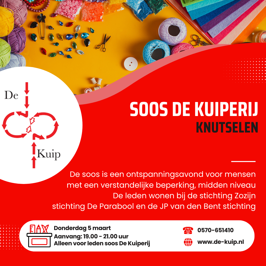 De Kuiperij Knutselen 5 maart 2026