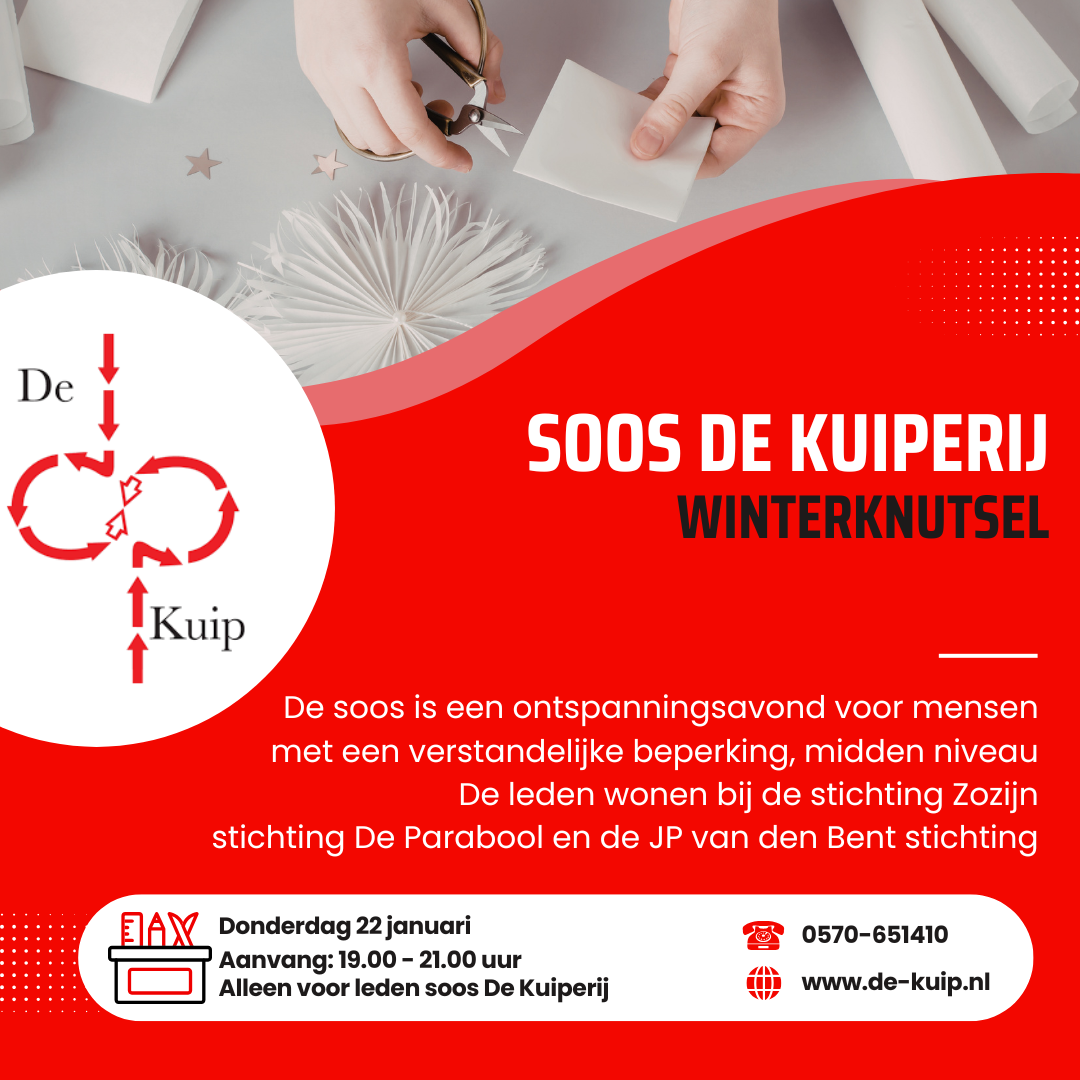 De Kuiperij winterknutsel 22 januari 2026