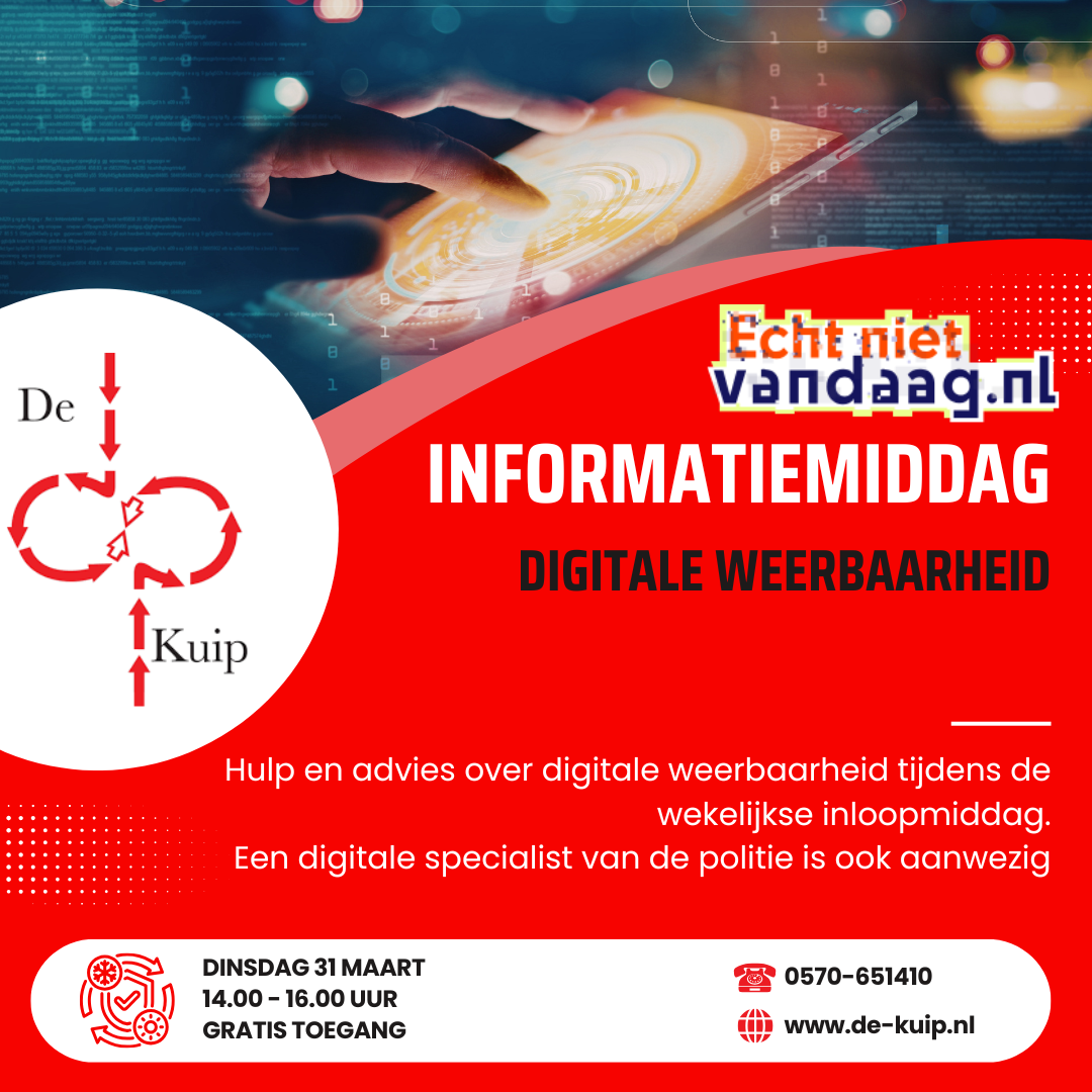 Banner informatiemiddag digitale weerbaarheid
