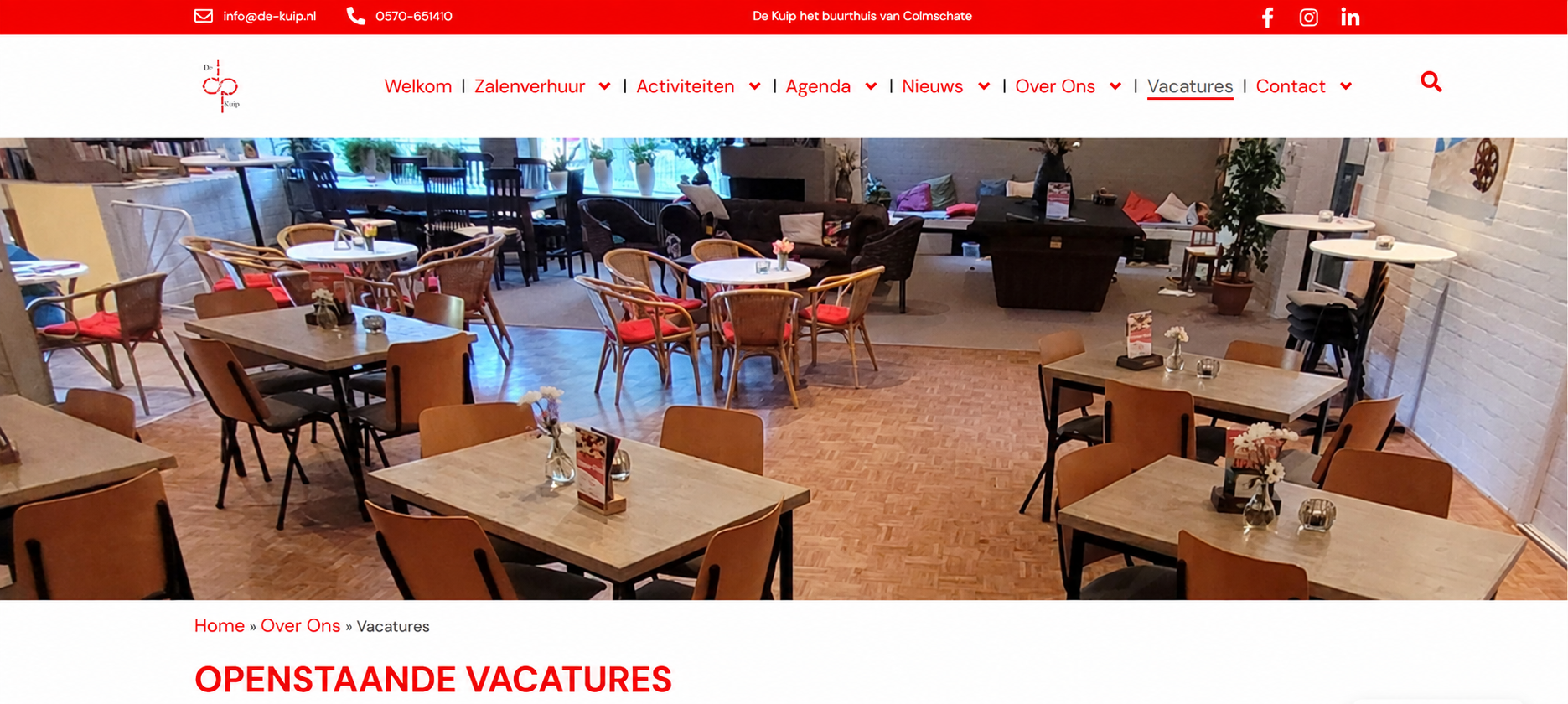 Persbericht vacature communicatie